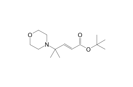 tert-Butyl (E)-4-(morpholinyl)-4-methylpent-2-enoate