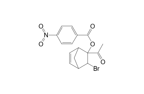 2-exo-Acetyl-3-endo-bromobicyclo[2.2.1]hept-5-en-2-endo-yl p nitrobenzoate