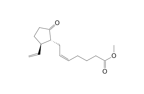trans-2-(6-methoxycarbonyl-2-cis-hexenyl)-3-vinylcyclopentanone