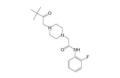 1-piperazineacetamide, 4-(3,3-dimethyl-2-oxobutyl)-N-(2-fluorophenyl)-