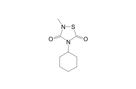 4-CYCLOHEXYL-2-METHYL-1,2,4-THIADIAZOLIDINE-3,5-DIONE