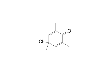 4-Chloranyl-2,4,6-trimethyl-cyclohexa-2,5-dien-1-one