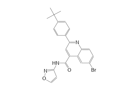 6-bromo-2-(4-tert-butylphenyl)-N-(3-isoxazolyl)-4-quinolinecarboxamide