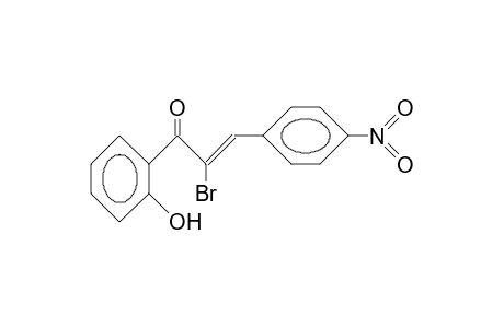 (E).alpha.-Bromo-2'-hydroxy-4-nitro-chalcone