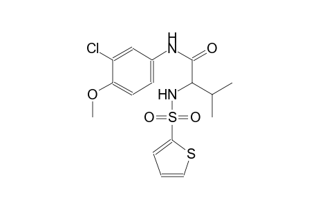 N-(3-chloro-4-methoxyphenyl)-3-methyl-2-[(2-thienylsulfonyl)amino]butanamide