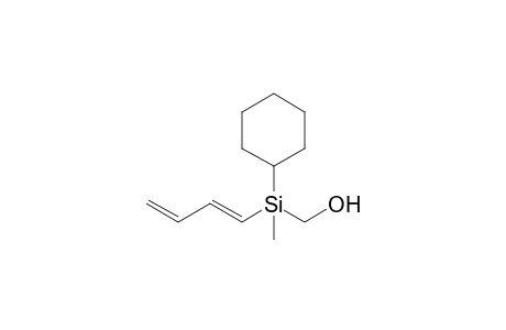 (E)-2-Methyl-2-cyclohexyl-2-silahexa-3,5-dien-1-ol