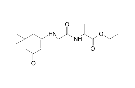 DL-N-[N-(5,5-dimethyl-3-oxo-1-cyclohexen-1-yl)glycyl]alanine, ethyl ester