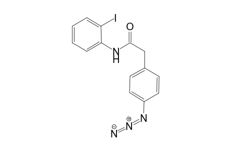 2-(4-Azidophenyl)-N-(2-iodophenyl)acetamide