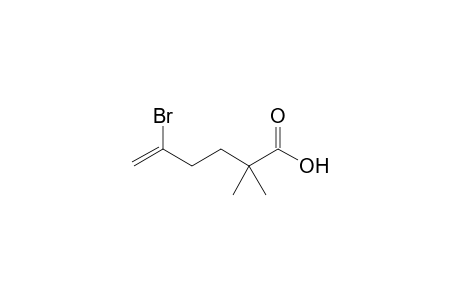 5-Bromo-2,2-dimethylhex-5-enoic acid