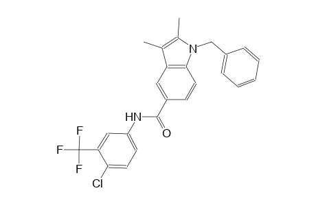 1-benzyl-N-[4-chloro-3-(trifluoromethyl)phenyl]-2,3-dimethyl-1H-indole-5-carboxamide