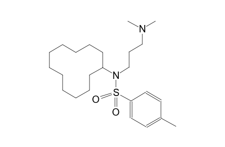 benzenesulfonamide, N-cyclododecyl-N-[3-(dimethylamino)propyl]-4-methyl-