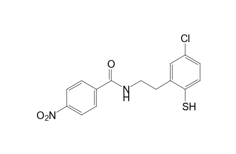 N-(5-chloro-2-mercaptophenethyl)-p-nitrobenzamide