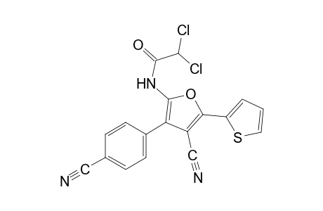 N-[4-cyano-3-(p-cyanophenyl)-5-(2-thienyl)-2-furyl]-2,2-dichloroacetamide