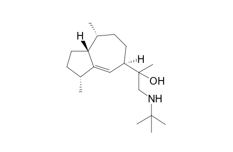 1-(tert-butylamino)-2-((3R,5R,8R,8aR)-3,8-dimethyl-1,2,3,5,6,7,8,8a-octahydroazulen-5-yl)propan-2-ol