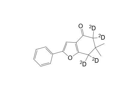 6,6-Dimethyl-4-oxo-2-phenyl-4,5,6,7-tetrahydrobenzofuran-5,5,7,7-D4
