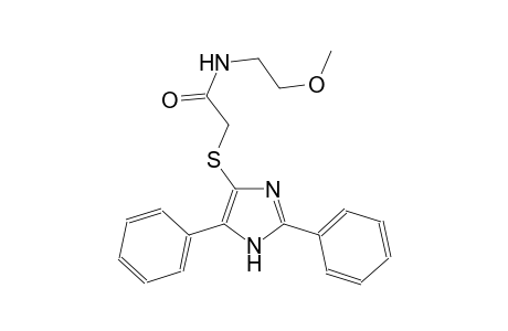 acetamide, 2-[(2,5-diphenyl-1H-imidazol-4-yl)thio]-N-(2-methoxyethyl)-