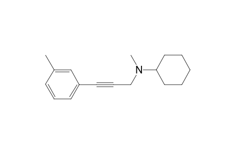 N-methyl-N-(3-(m-tolyl)prop-2-yn-1-yl)cyclohexanamine