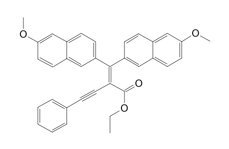 Ethyl 2-(bis(6-methoxynaphthalen-2-yl)methylene)-4-phenylbut-3-ynoate