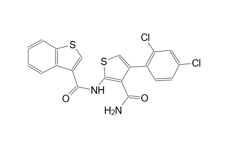 N-[3-(aminocarbonyl)-4-(2,4-dichlorophenyl)-2-thienyl]-1-benzothiophene-3-carboxamide