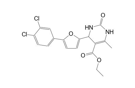 5-pyrimidinecarboxylic acid, 4-[5-(3,4-dichlorophenyl)-2-furanyl]-1,2,3,4-tetrahydro-6-methyl-2-oxo-, ethyl ester