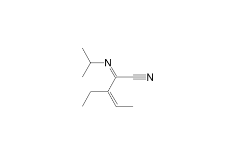 3-Pentenenitrile, 3-ethyl-2-[(1-methylethyl)imino]-, (?,E)-