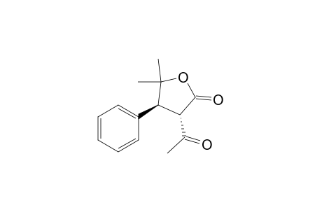 trans-3-Acetyl-4-phenyl-5,5-dimethyldihydro-2(3H)-furanone