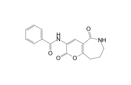 N-(2,5-diketo-6,7,8,9-tetrahydropyran[3,2-c]azepin-3-yl)benzamide