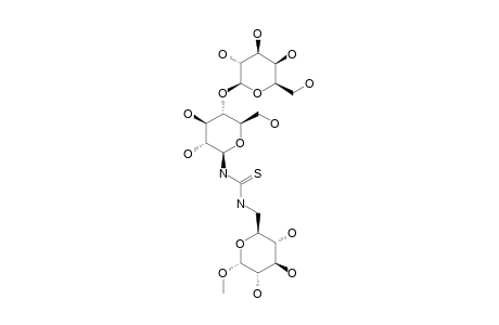 METHYL-6-DEOXY-6-(BETA-D-LACTOSYLTHIOUREIDO)-ALPHA-D-GLUCOPYRANOSIDE