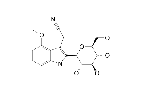 INDOLE-3-ACETONITRILE-4-METHOXY-2-C-BETA-D-GLUCOPYRANOSIDE