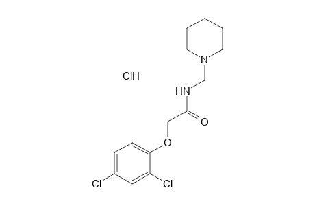 2-(2,4-DICHLOROPHENOXY)-N-(PIPERIDINOMETHYL)ACETAMIDE, HYDROCHLORIDE