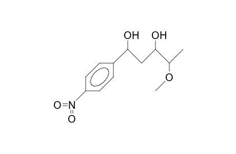 anti, anti-1,3-Dihydroxy-4-methoxy-1-(4-nitro-phenyl)-pentane