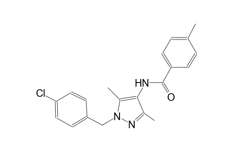 N-[1-(4-chlorobenzyl)-3,5-dimethyl-1H-pyrazol-4-yl]-4-methylbenzamide