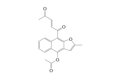 2-Methyl-9-[(E)-4-oxo-2-pentenoyl]naphtho[2,3-b]furan-4-yl acetate