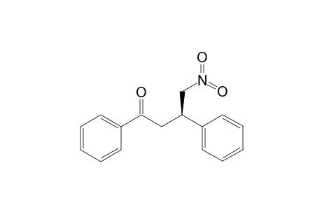 (3R)-4-nitro-1,3-di(phenyl)butan-1-one