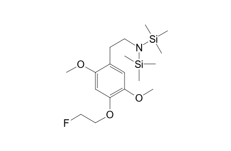 2,5-Dimethoxy-4-(2-fluoroethoxy)phenethylamine 2TMS