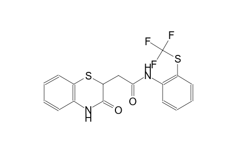 2H-1,4-benzothiazine-2-acetamide, 3,4-dihydro-3-oxo-N-[2-[(trifluoromethyl)thio]phenyl]-