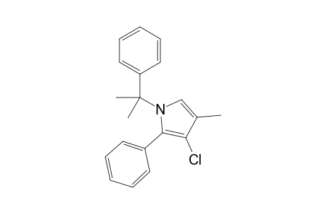 3-Chloranyl-4-methyl-2-phenyl-1-(2-phenylpropan-2-yl)pyrrole