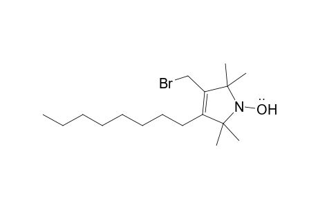 3-Bromomethyl-2,5-dihydro-2,2,5,5-tetramethyl-4-octyl-1H-pyrrol-1-yloxyl radical