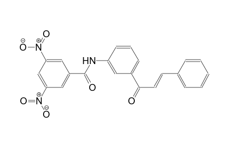 benzamide, 3,5-dinitro-N-[3-[(2E)-1-oxo-3-phenyl-2-propenyl]phenyl]-