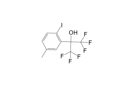 1,1,1,3,3,3-hexafluoro-2-(2-iodo-5-methyl-phenyl)propan-2-ol