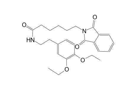 1H-isoindole-2-hexanamide, N-[2-(3,4-diethoxyphenyl)ethyl]-2,3-dihydro-1,3-dioxo-