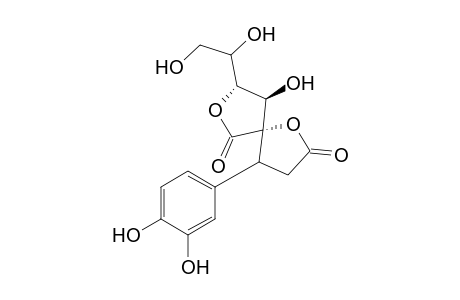 1,7-Dioxaspiro[4.4]nonane-2,6-dione, 8-(1,2-dihydroxyethyl)-4-(3,4-dihydroxyphenyl)-9-hydroxy-, [5S-[5.alpha.(S*),8.alpha.(R*),9.beta.]]-