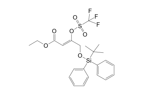 Ethyl (Z)-4-[tert-Butyl(diphenyl)silyloxy]-3-{[(trifluoromthyl)sulfonyl]oxy}but-2-enoate