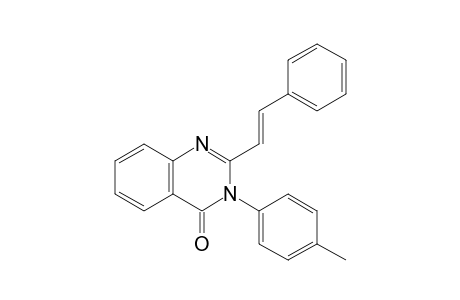 3-(4-Methylphenyl)-2-[(E)-2-phenylethenyl]-4-quinazolinone