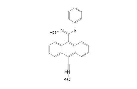 S-phenyl 10-cyano-N-hydroxyanthracene-9-carboximidothioate-N'-oxide