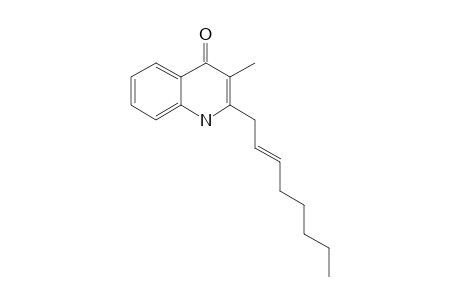 BURKHOLONE;(E)-3-METHYL-2-(2-OCTENYL)-4-QUINOLONE