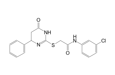 acetamide, N-(3-chlorophenyl)-2-[(1,4,5,6-tetrahydro-6-oxo-4-phenyl-2-pyrimidinyl)thio]-