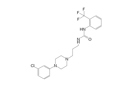 urea, N-[3-[4-(3-chlorophenyl)-1-piperazinyl]propyl]-N'-[2-(trifluoromethyl)phenyl]-