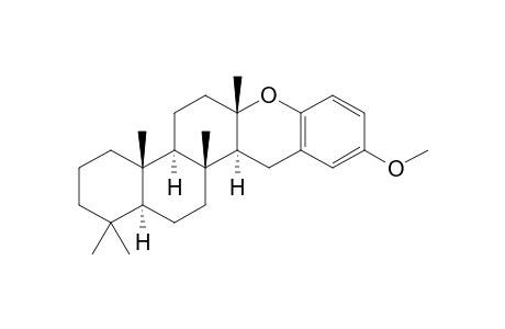 (4aS,4bR,6aS,12aS,12bR,14aS)-10-methoxy-1,1,4a,6a,12b-pentamethyl-2,3,4,4a,4b,5,6,6a,12,12a,12b,13,14,14a-tetradecahydro-1H-naphtho[2,1-a]xanthene