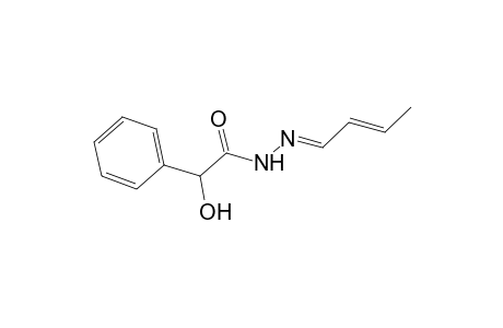 Acetohydrazide, 2-hydroxy-2-phenyl-N2-but-2-enylideno-